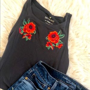 American Eagle Soft and Sexy Rose Tank